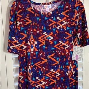 LuLaRoe Julia Dress M